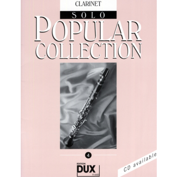 Zbiór nut na klarnet Popular Collection 4