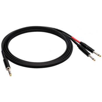 RED'S AU1215BX - kabel audio J6.3stereo/2xjack 6,3 mono (1,5 M)