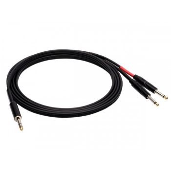 RED'S AU1230BX - kabel audio J6.3 stereo 2xjack 6,3 mono 3 M