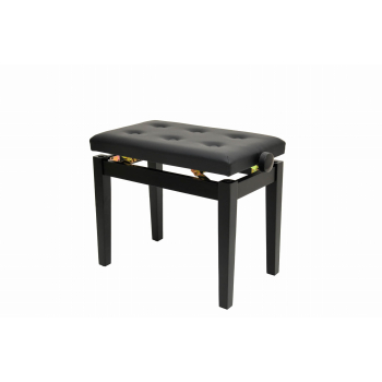 Ambra PB-15M Ława do pianina czarna mat
