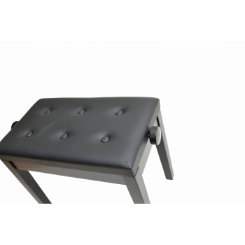 Ambra PB-15M Ława do pianina czarna mat