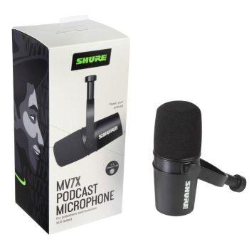Shure MV7X zestaw mikrofonu do podcastów