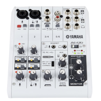 Yamaha AG06 - mikser Interfejs audio