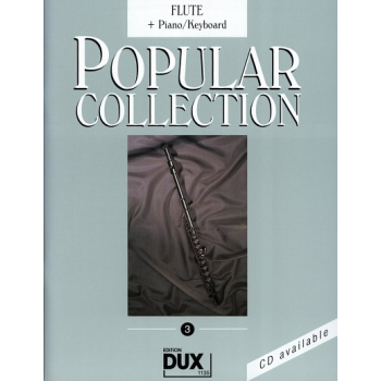 Zbiór nut na flet Popular Collection 3 + akompaniament piano/keyboard
