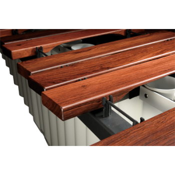 Marimba Majestic Reflection Series 5.0 octave C2-C7 Palisander white MJM850HW