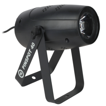 LIGHT4ME PINSPOT 40 Reflektor Sceniczny 40W RGBW SMD5060 LED Pilot Bezprzewodowy 2x Uchwyt Montażowy