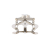 RMB 314R - lirka do klarnetu Bb srebrna, 29 mm