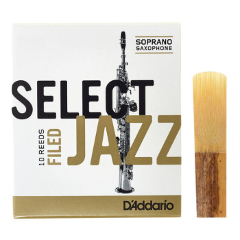 Rico Select Jazz  FIled by D'Addario - Stroik do saksofonu sopranowego 2 Hard