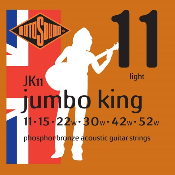 ROTOSOUND JK11 Jumbo King 11-52 - struny do gitary akustycznej
