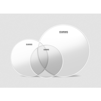 Evans G2  ETP-G2CLR-F Clear Fusion TomPack (10,12,14) zestaw naciągów