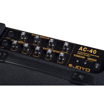 Joyo AC-40 - combo akustyczne 40W z zasilaniem akumulatorowym combo do gitary akustycznej