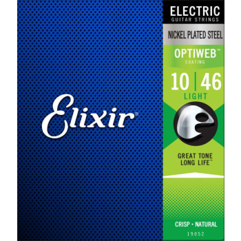 Elixir Optiweb (10-46) Light  - struny do gitary elektrycznej