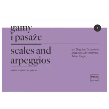 Gamy i pasaże na fortepian 1 Z. Drzewiecki, J. Ekier, J. Hoffman, A. Rieger PWM