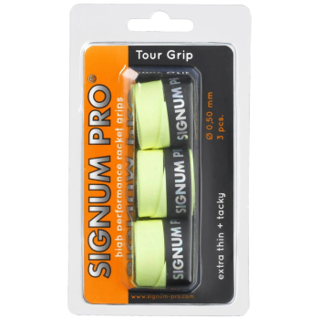 Owijka do pałeczki mażoretkowej Signum Pro Tour Grip - kolor żółty